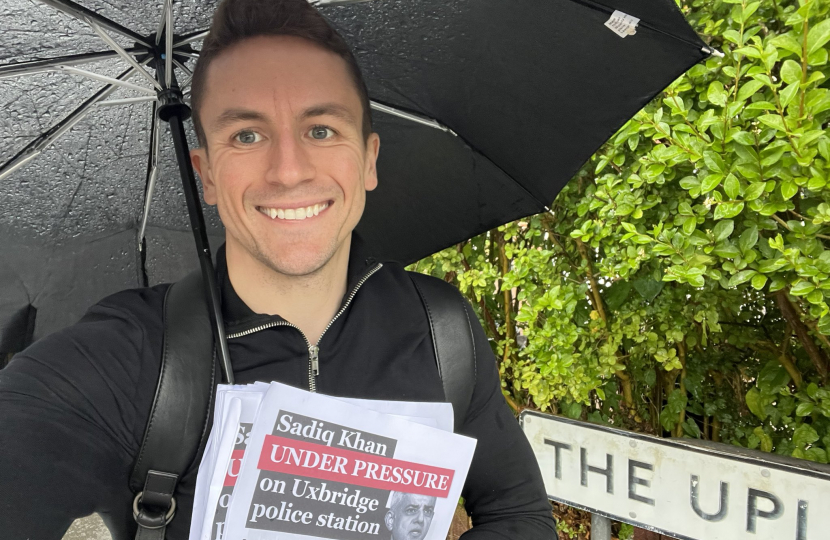 Campaigning in the rain
